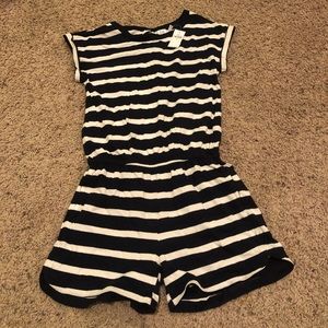 Navy & White Gap Romper Size XL (12)